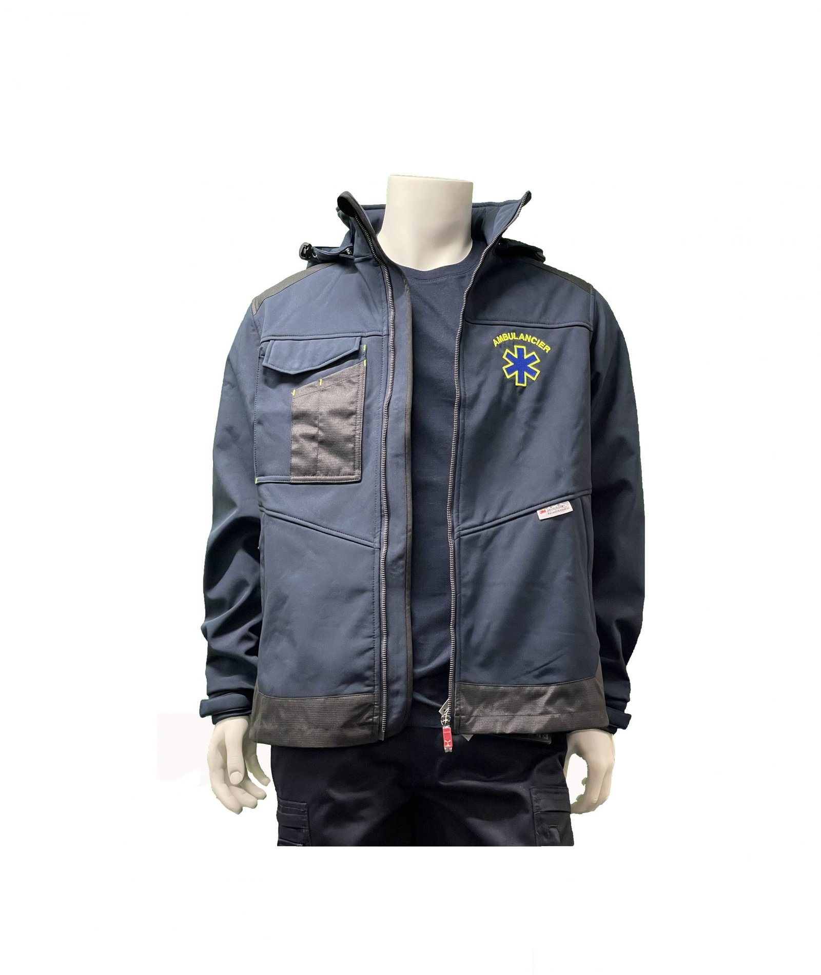 Gilet Veste D'ambulancier Blanc - Taille 2XL - Coton - Neuf Avec étiquettes - Homme